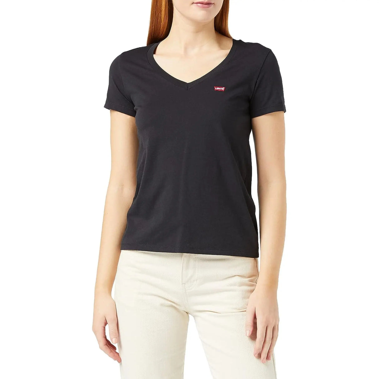 T-shirt LEVIS Donna PERFECT VNECK Nero