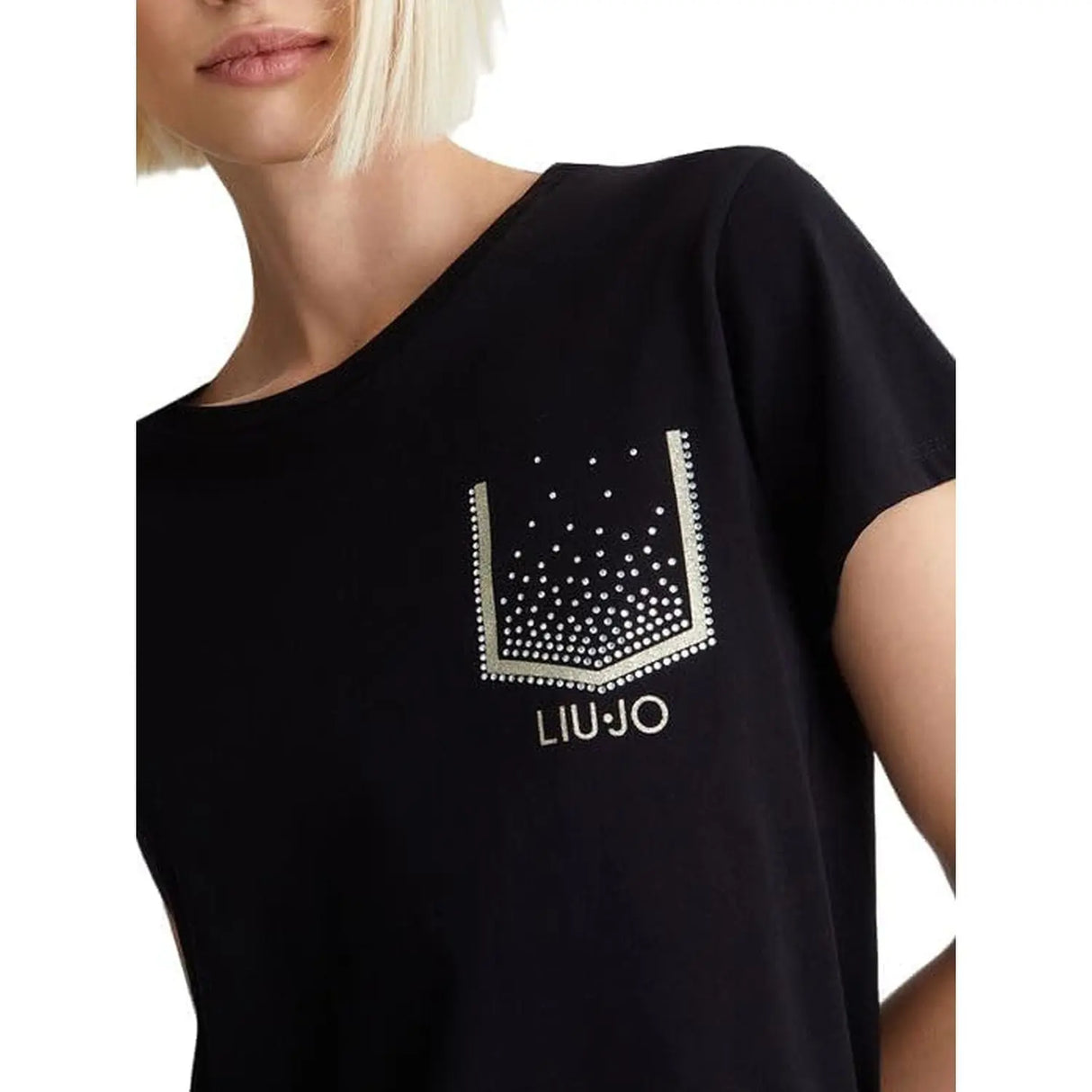 T-shirt LIU JO Donna M/C Nero