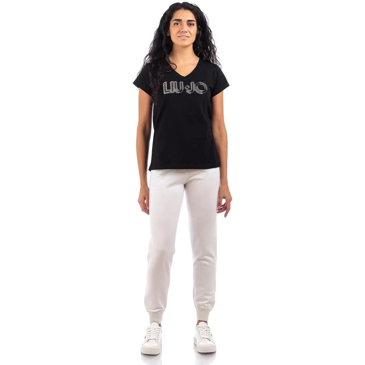 T-shirt LIU JO Donna M/C Nero