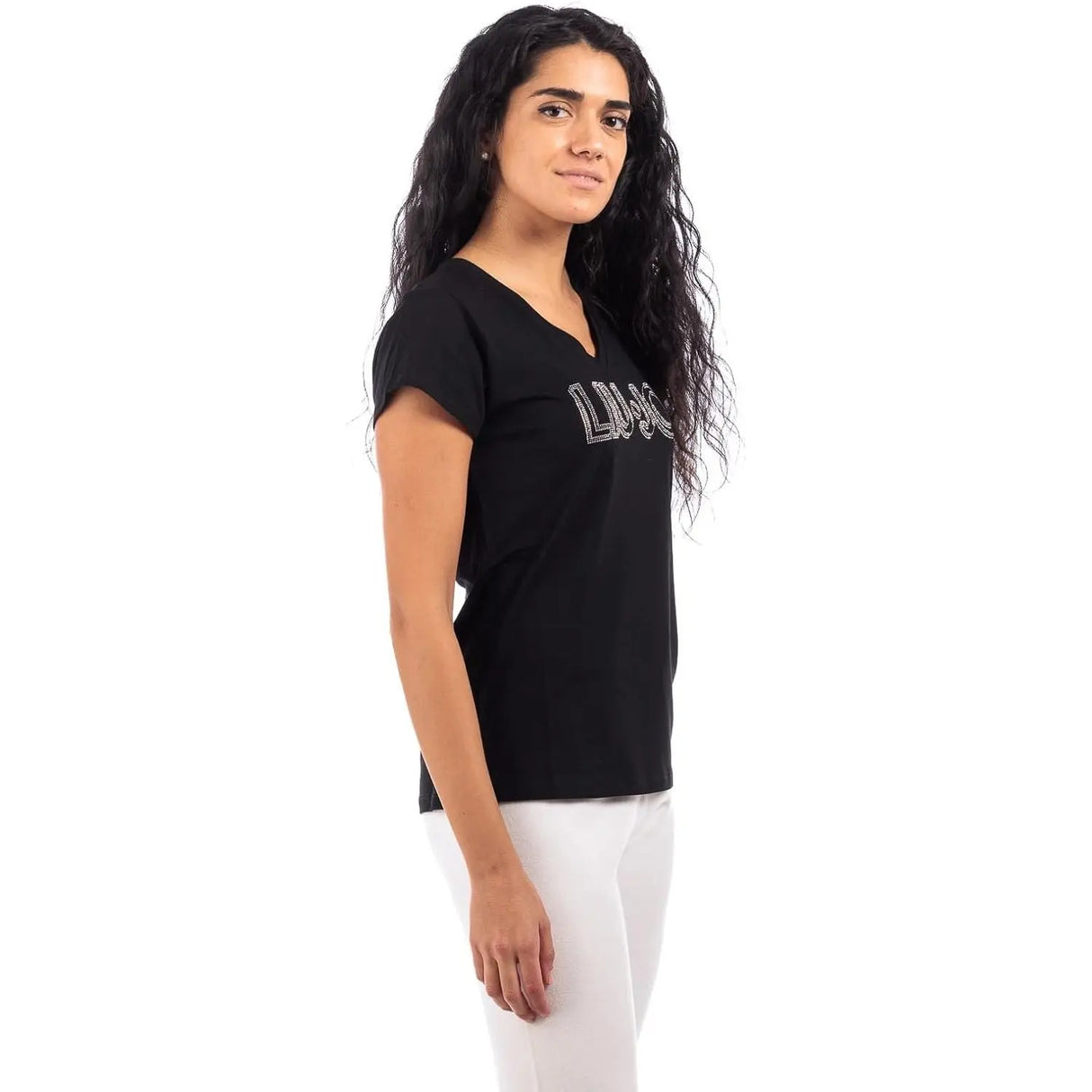 T-shirt LIU JO Donna M/C Nero