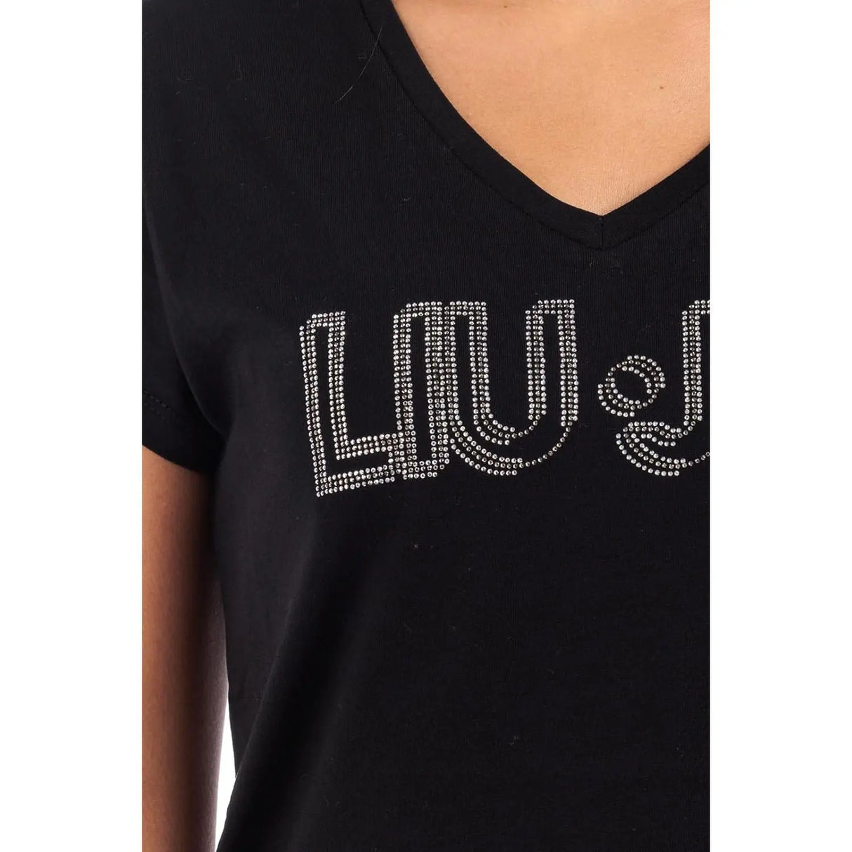 T-shirt LIU JO Donna M/C Nero