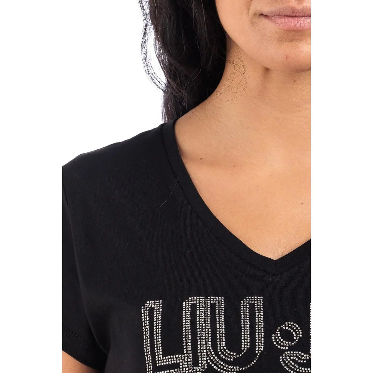 T-shirt LIU JO Donna M/C Nero