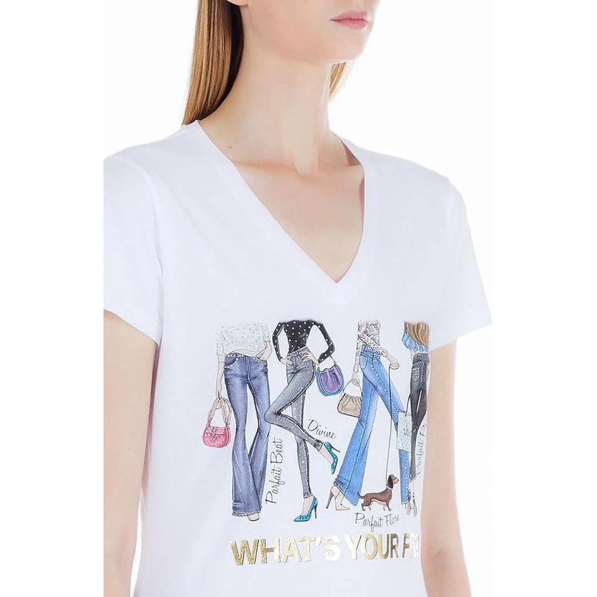 T-shirt LIU JO Donna MODA MC Bianco