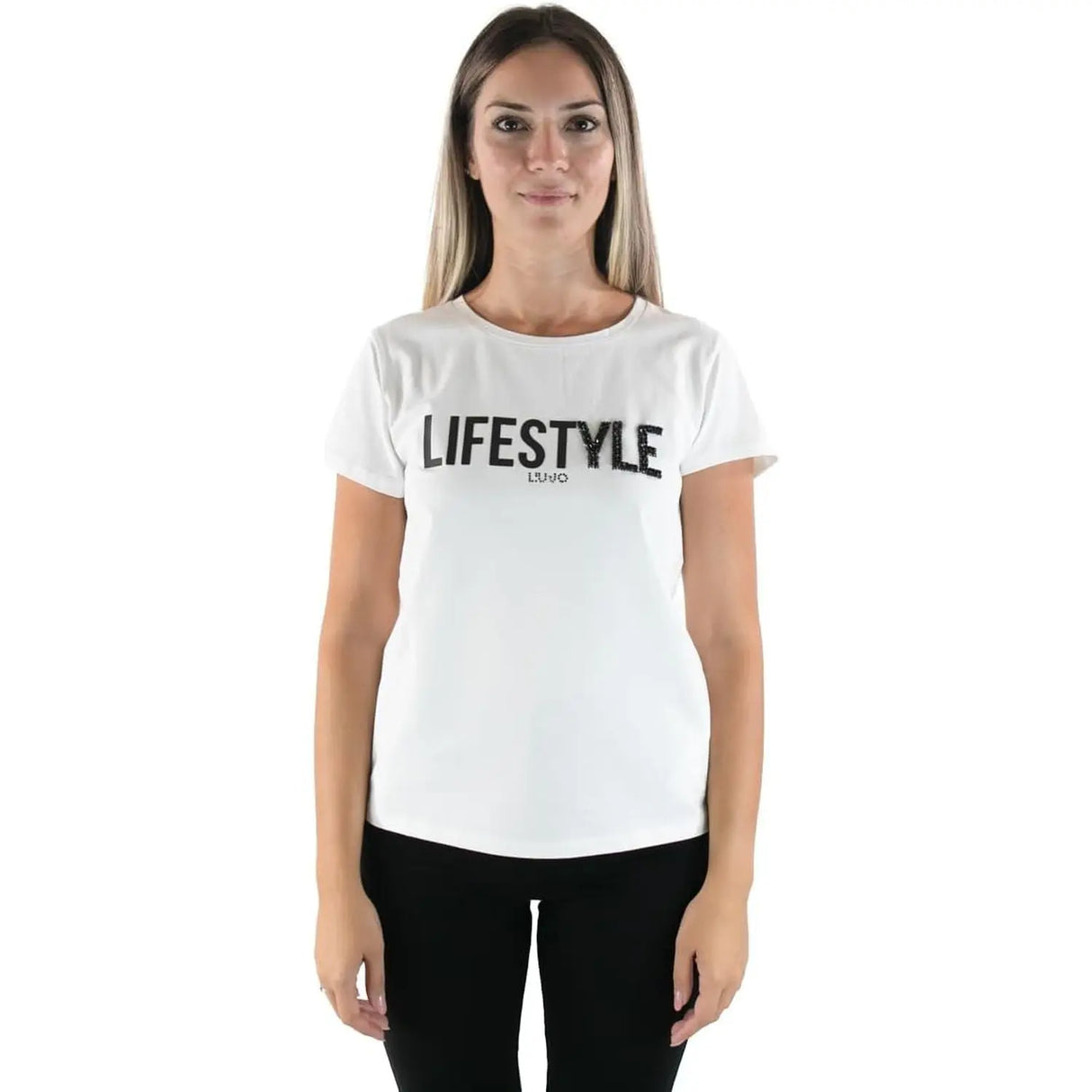 T-shirt LIU JO Donna mc Bianco
