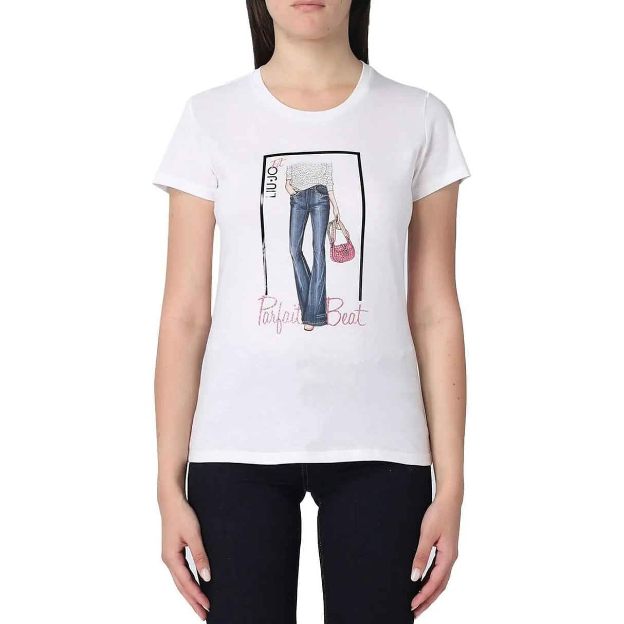 T-shirt LIU JO Donna moda mc Bianco