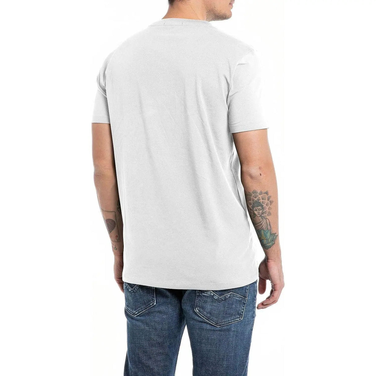 T-shirt REPLAY Uomo Bianco