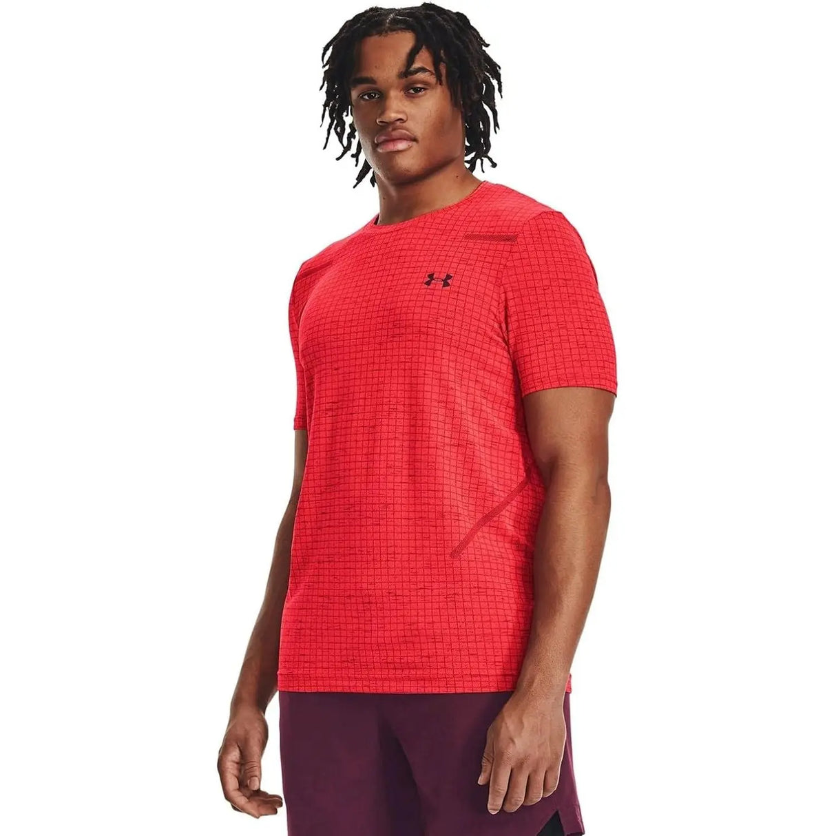 T-shirt Sportiva UNDER ARMOUR Uomo SEAMLESS GRID Rosso