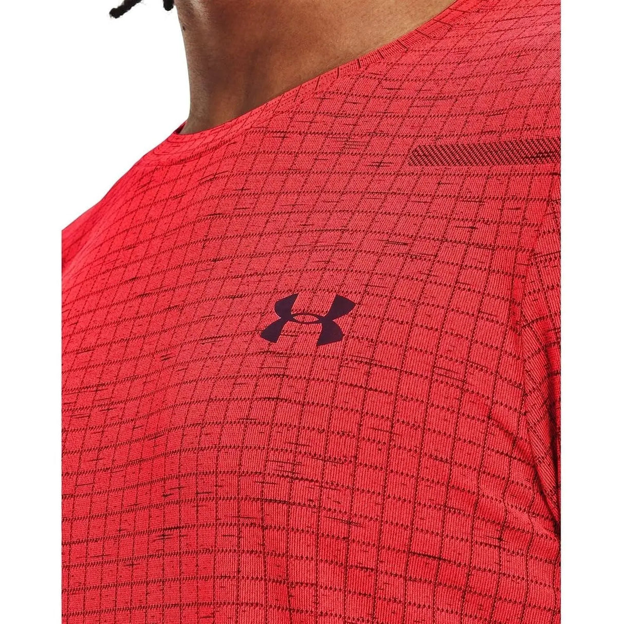 T-shirt Sportiva UNDER ARMOUR Uomo SEAMLESS GRID Rosso