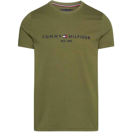 T-shirt TOMMY HILFIGER Uomo LOGO Verde