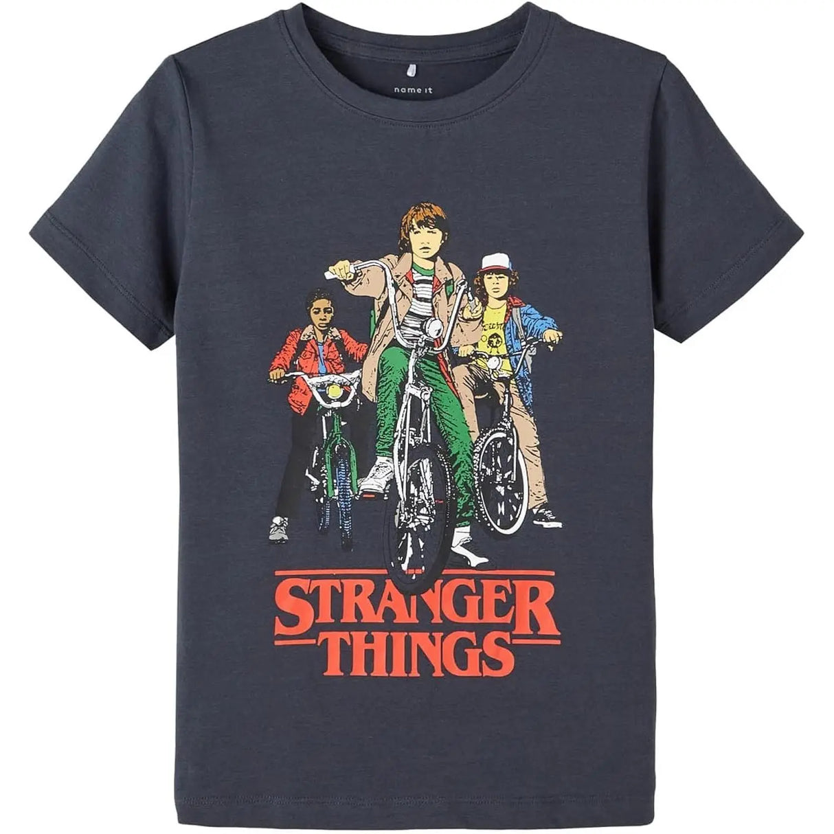 Top NAME IT Bambino ASUR STRANGER Nero