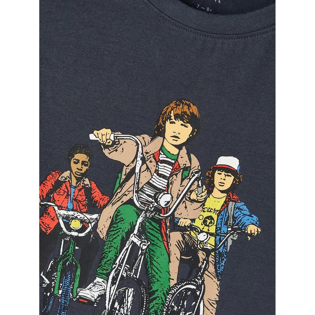 Top NAME IT Bambino ASUR STRANGER Nero