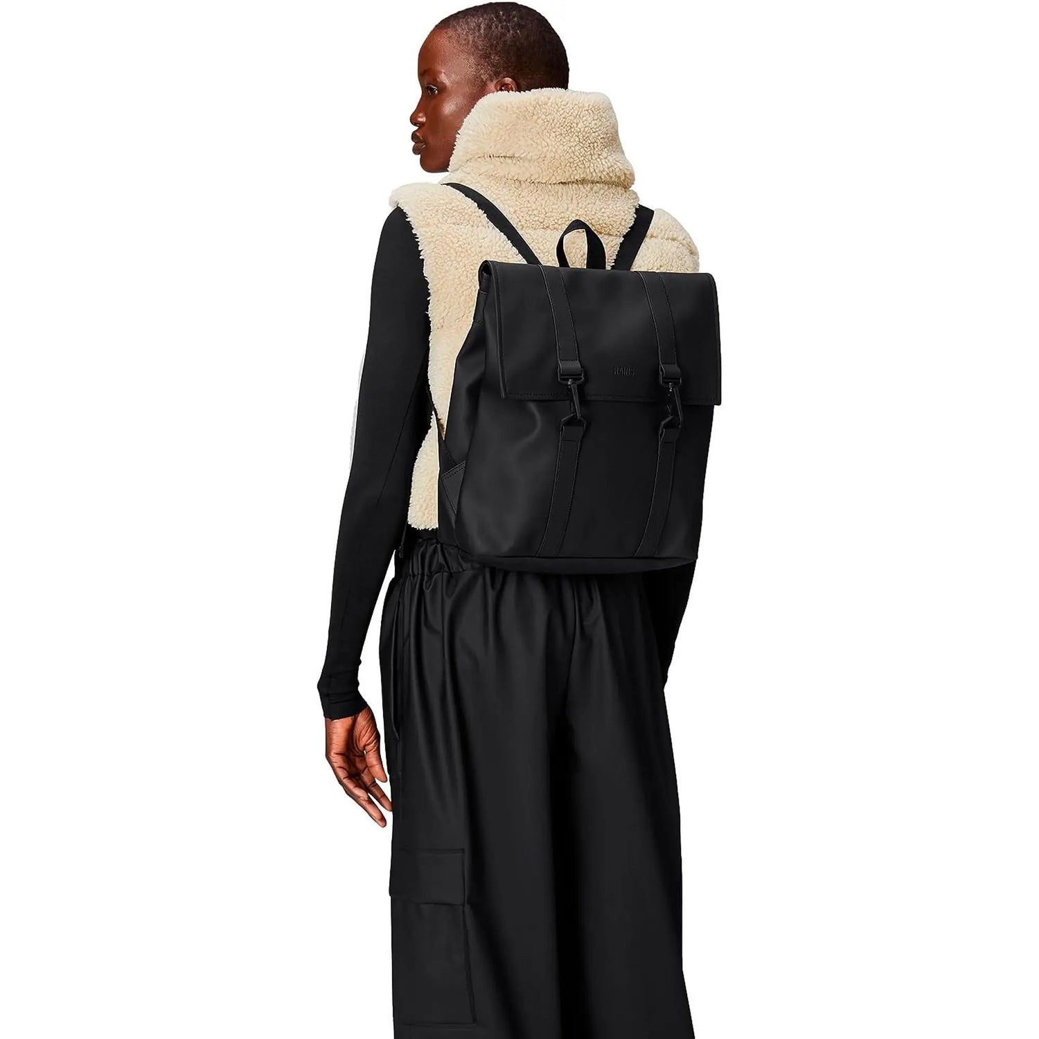 Zaino RAINS Unisex msn bag mini Nero