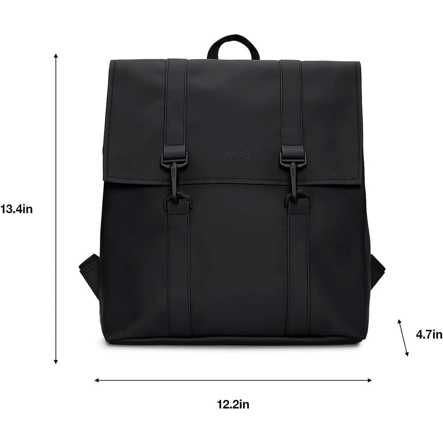 Zaino RAINS Unisex msn bag mini Nero