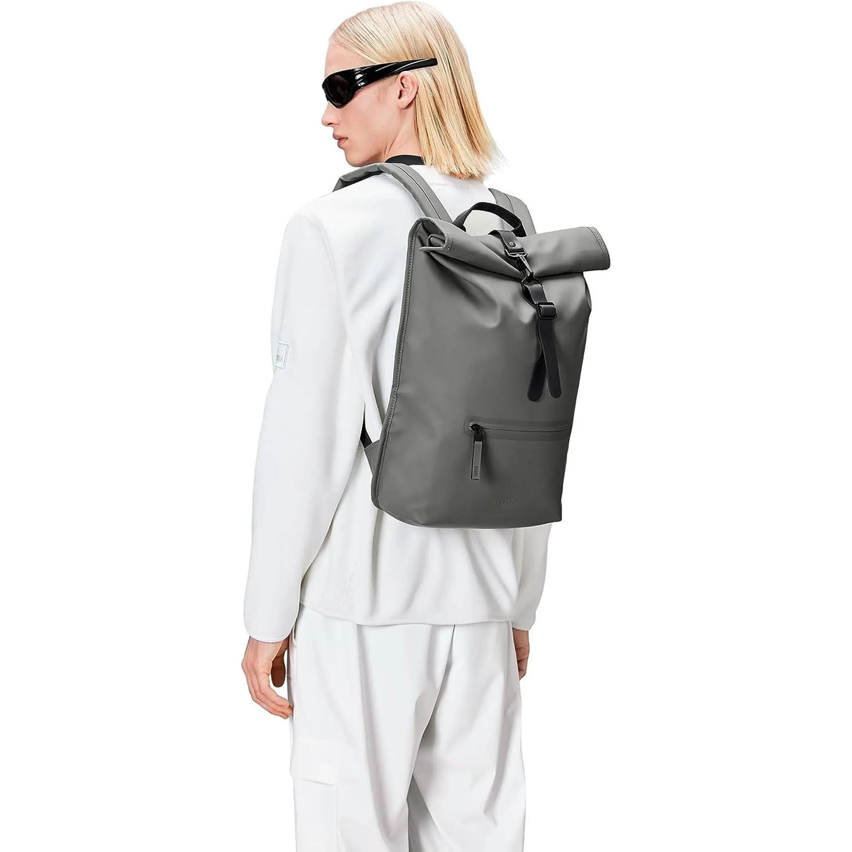 Zaino RAINS Unisex rootop rucksack Grigio