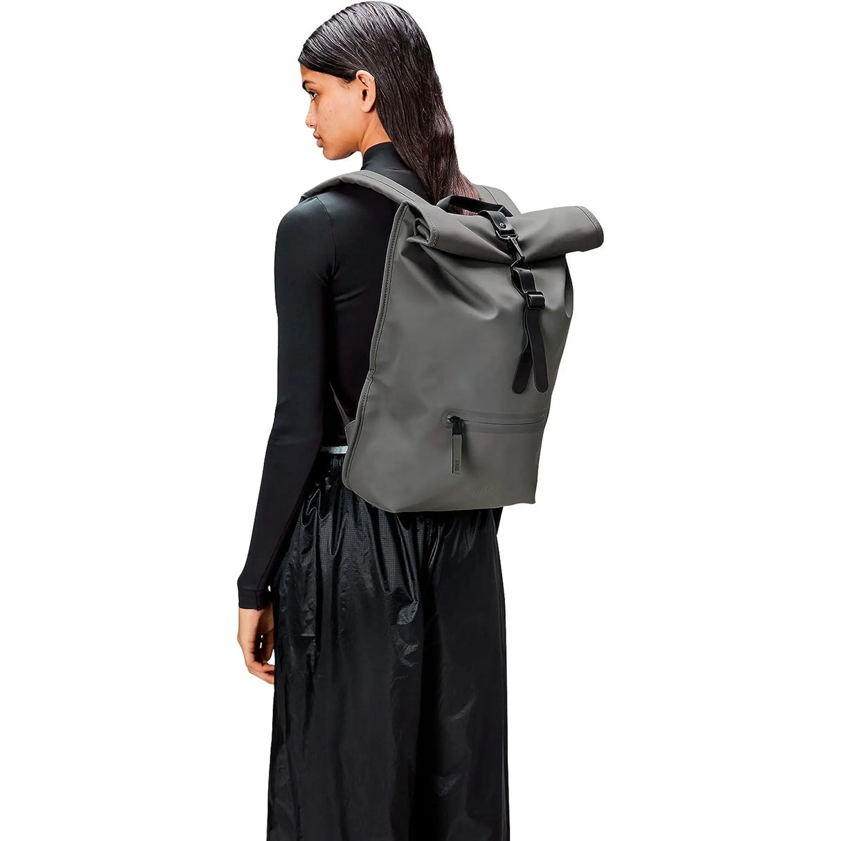 Zaino RAINS Unisex rootop rucksack Grigio