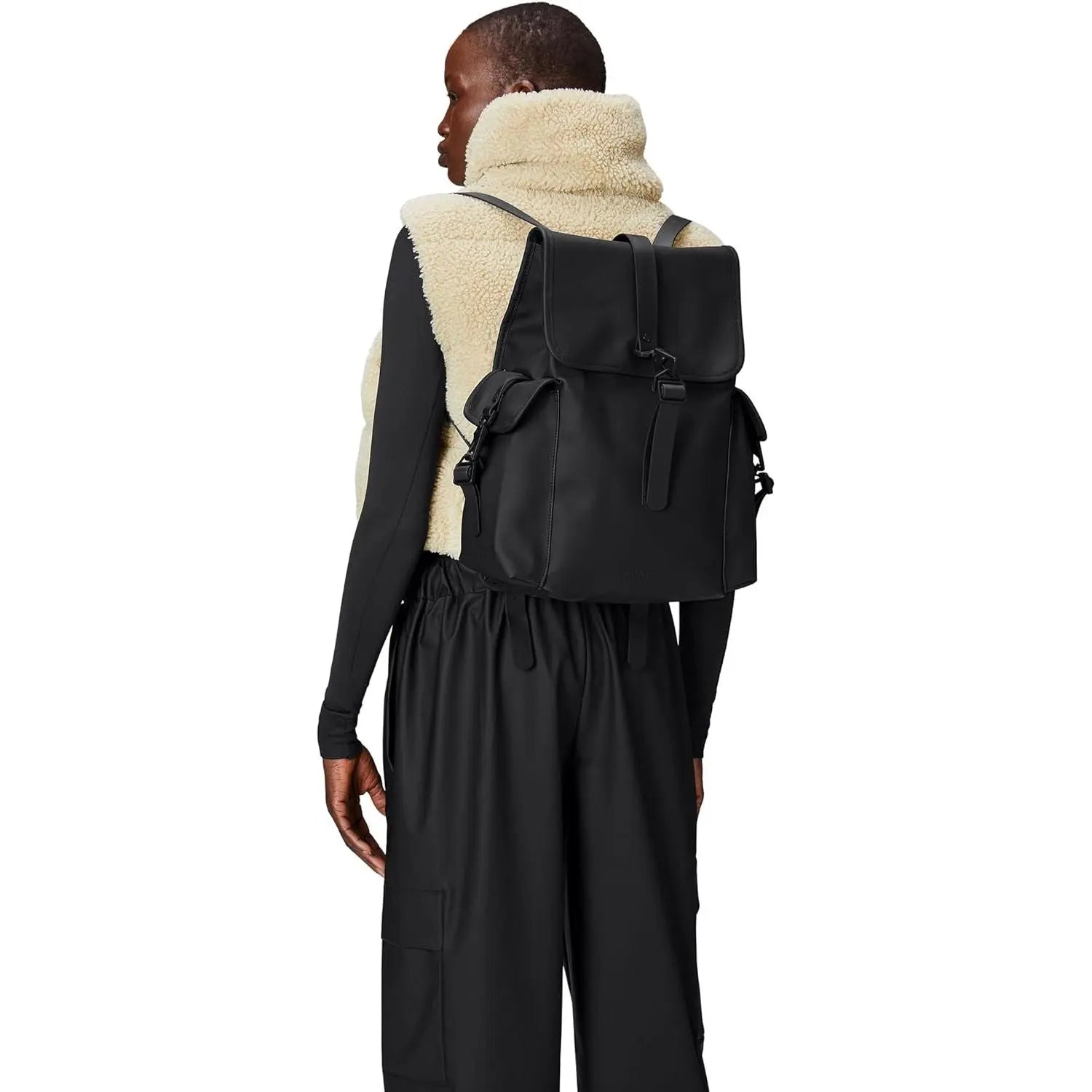 Zaino RAINS Unisex rucksack cargo Nero