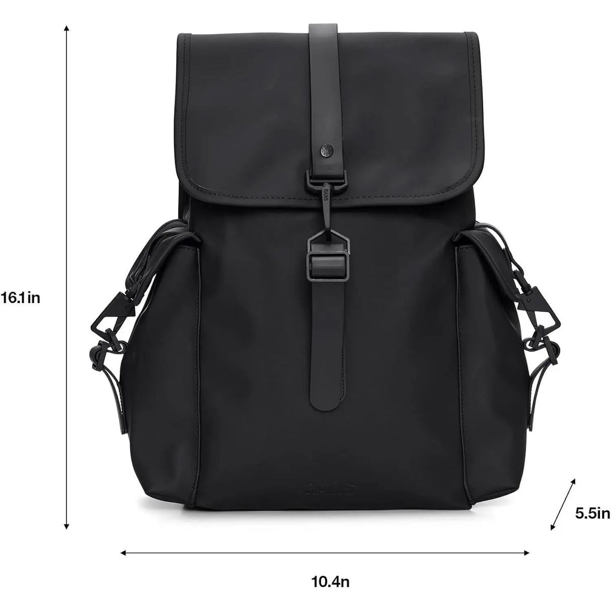 Zaino RAINS Unisex rucksack cargo Nero