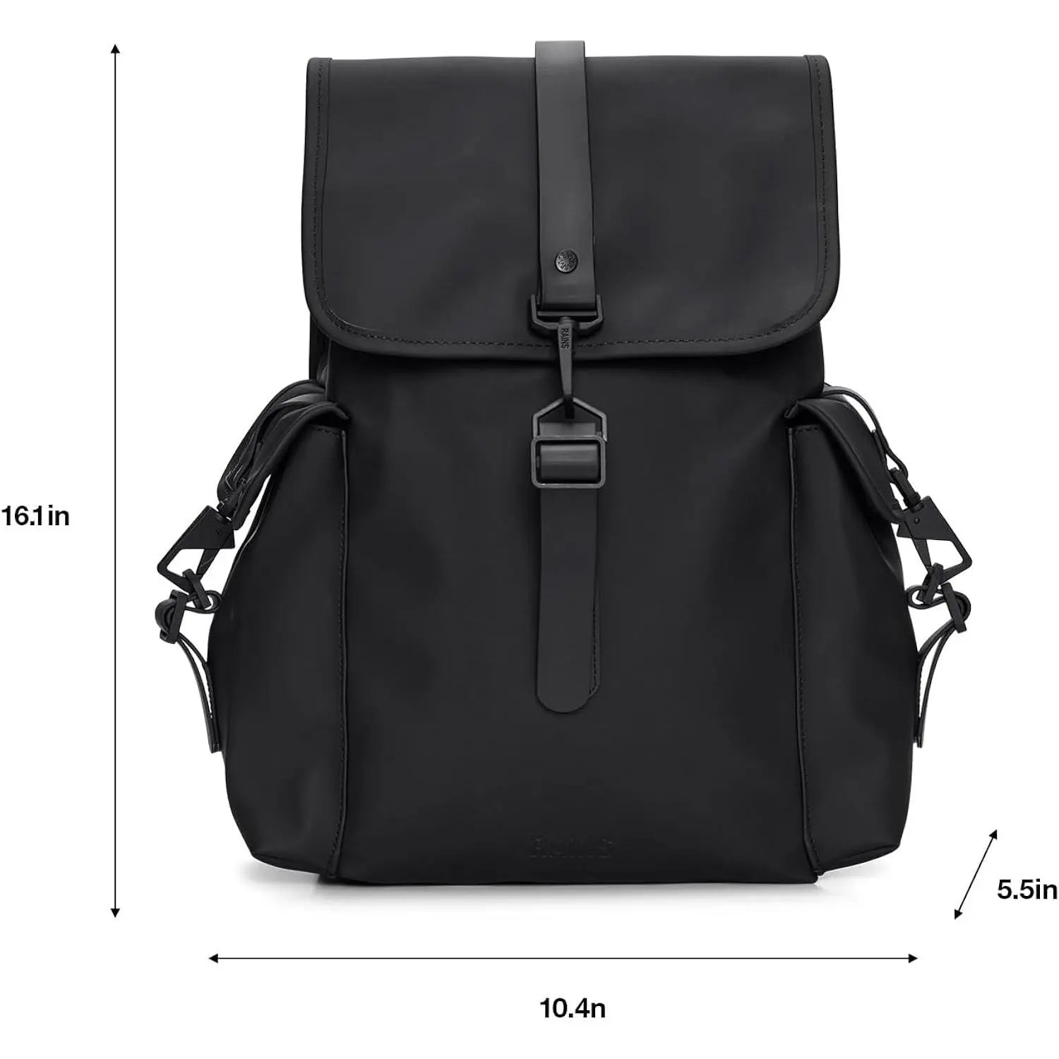 Zaino RAINS Unisex rucksack cargo Nero