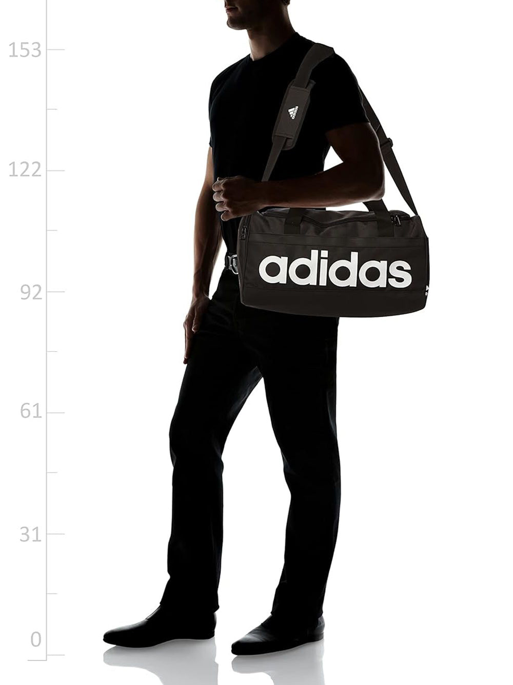 Borsone Adidas Unisex Nero Adidas  Angolo dello Sport