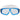 Maschera - Boccaglio AQUA LUNG Unisex seal 2.0 Blu