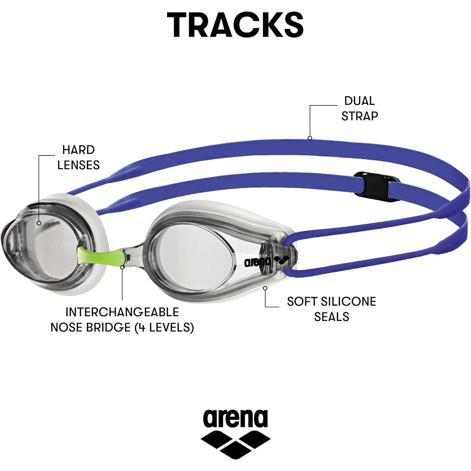 Occhiali - Occhialini ARENA Unisex tracks Viola