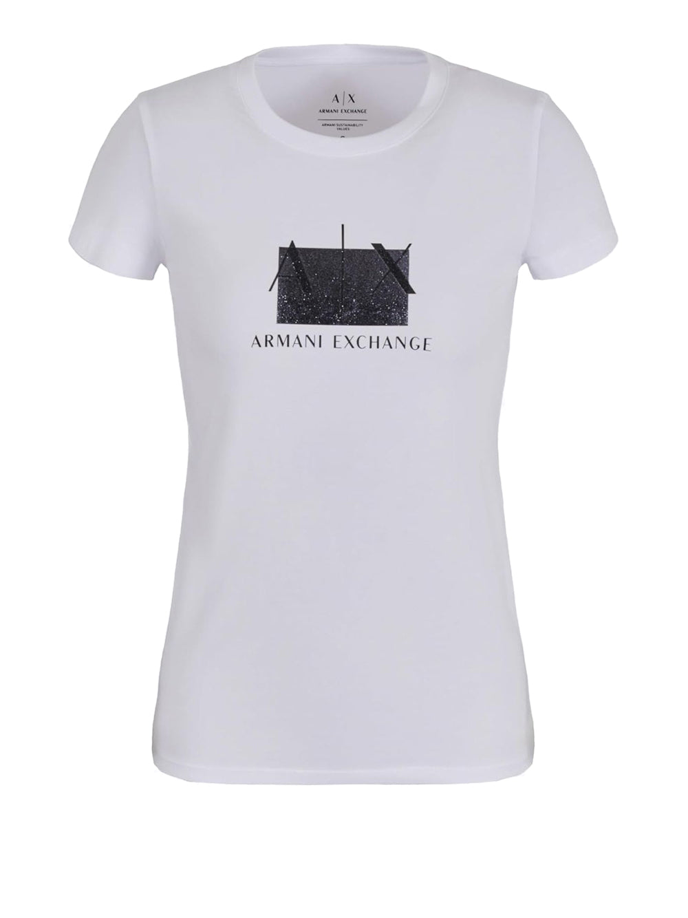T-Shirt Armani Exchange Donna Bianco Armani  Angolo dello Sport