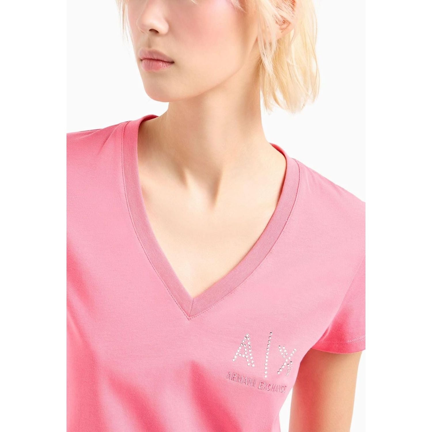 T-shirt ARMANI EXCHANGE Donna Rosa