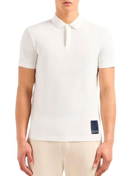 Polo Armani Exchange Uomo Bianco Armani  Angolo dello Sport