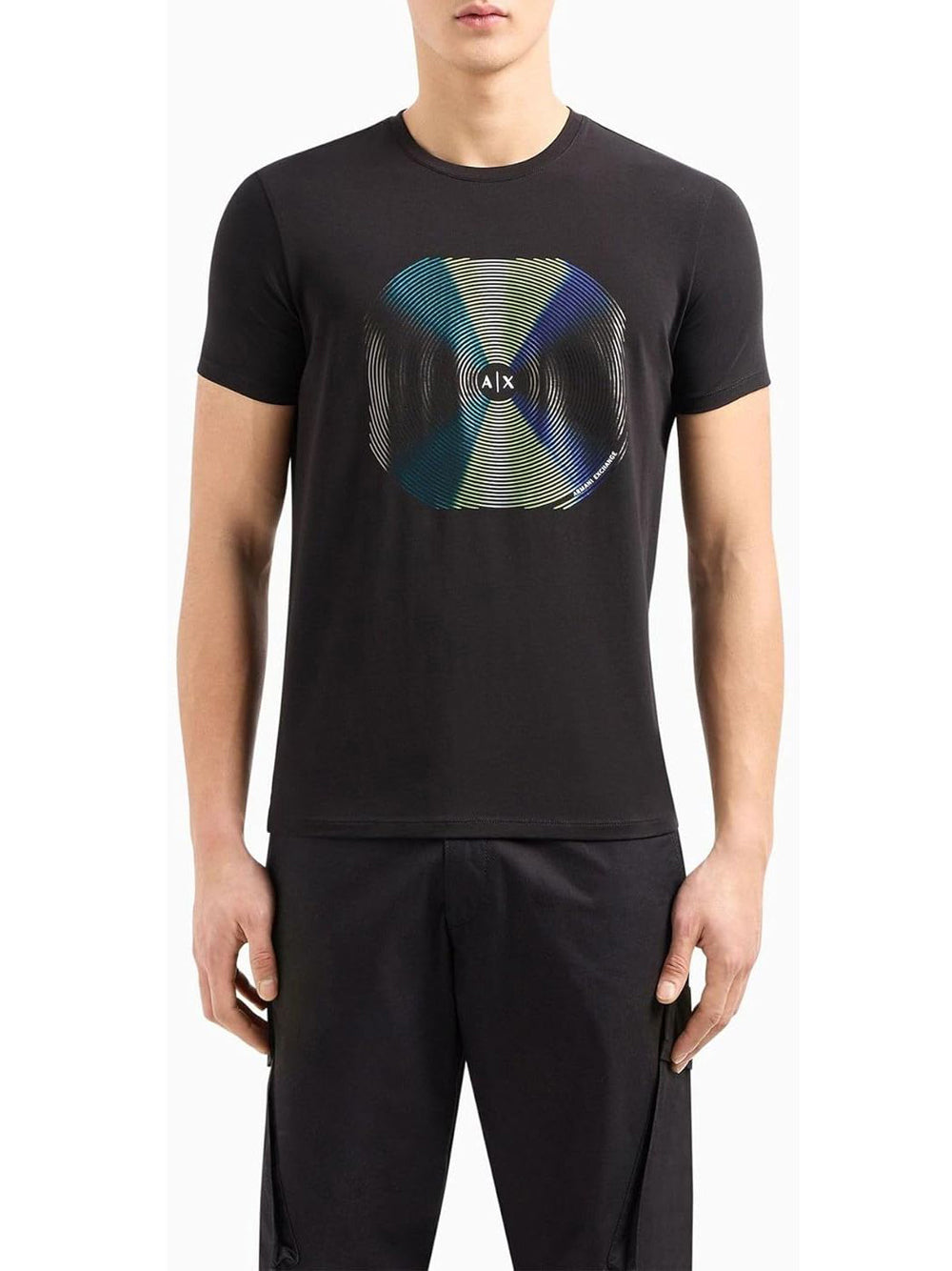 T-Shirt Armani Exchange Uomo Nero
