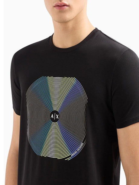 T-Shirt Armani Exchange Uomo Nero