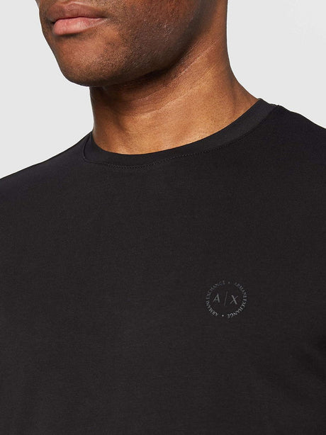 T-Shirt Armani Exchange Uomo Nero Armani  Angolo dello Sport