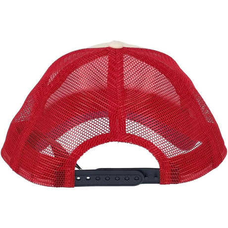 Cappello BARBOUR Uomo smq trucker Navy red stone
