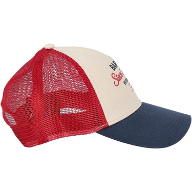 Cappello BARBOUR Uomo smq trucker Navy red stone