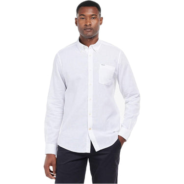 Camicia BARBOUR Uomo nelson tailored Bianco