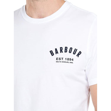 T-shirt BARBOUR Uomo preppy Bianco