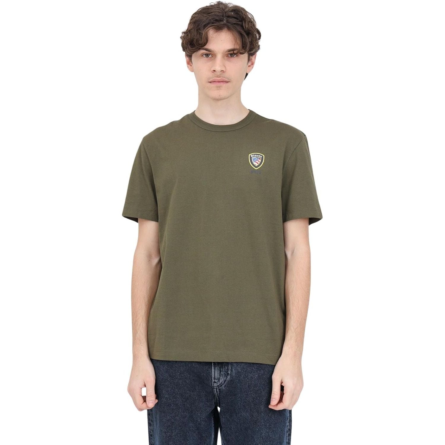 T-shirt BLAUER Uomo MC Verde