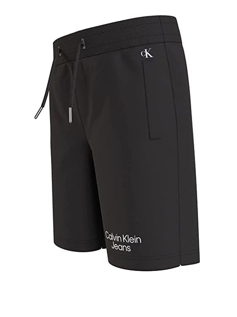 Bermuda Calvin Klein Bambino Stack Logo Nero Calvin Klein  Angolo dello Sport