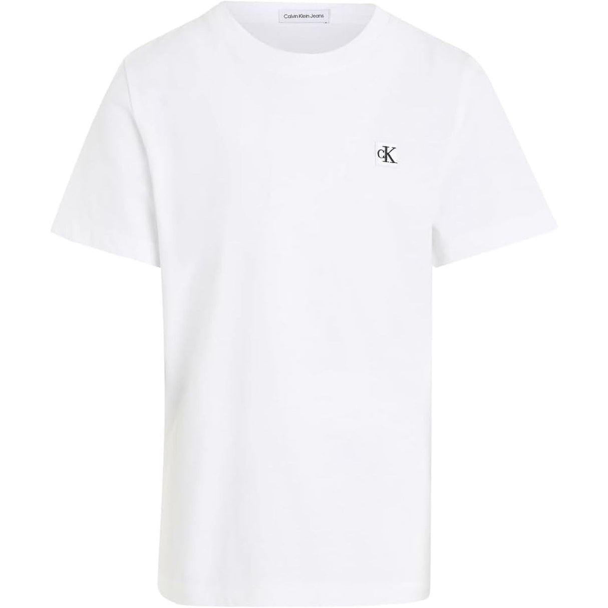 T-shirt CALVIN KLEIN Bambino MONO MINI BADGE REG Bianco CALVIN KLEIN  Angolo dello Sport