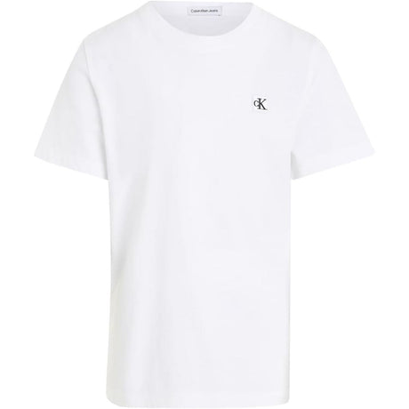 T-shirt CALVIN KLEIN Bambino MONO MINI BADGE REG Bianco CALVIN KLEIN  Angolo dello Sport