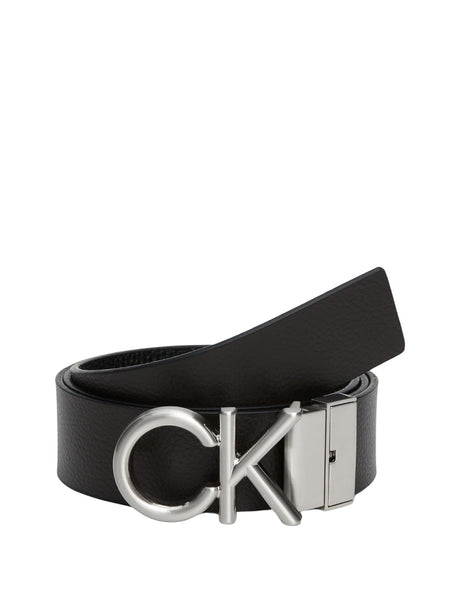 Cinta Calvin Klein Uomo Adj/rev Ck Metal Bombe Pb 35mm Nero Calvin Klein  Angolo dello Sport