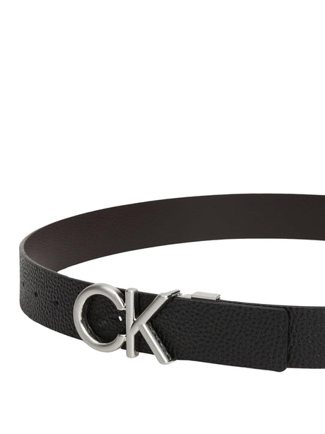 Cinta Calvin Klein Uomo Adj/rev Ck Metal Bombe Pb 35mm Nero Calvin Klein  Angolo dello Sport