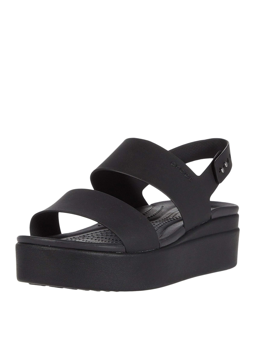Ciabatte Crocs Donna Brooklyn Low Wedge Nero