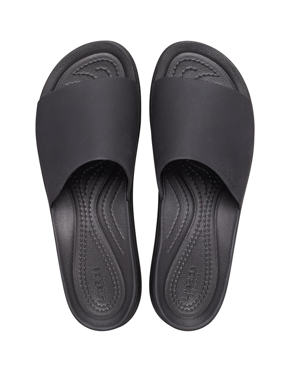 Ciabatte Crocs Donna Brooklyn Slide Nero