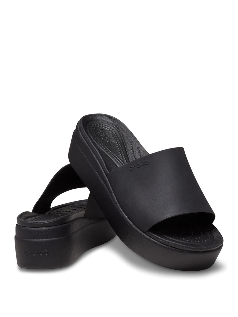 Ciabatte Crocs Donna Brooklyn Slide Nero