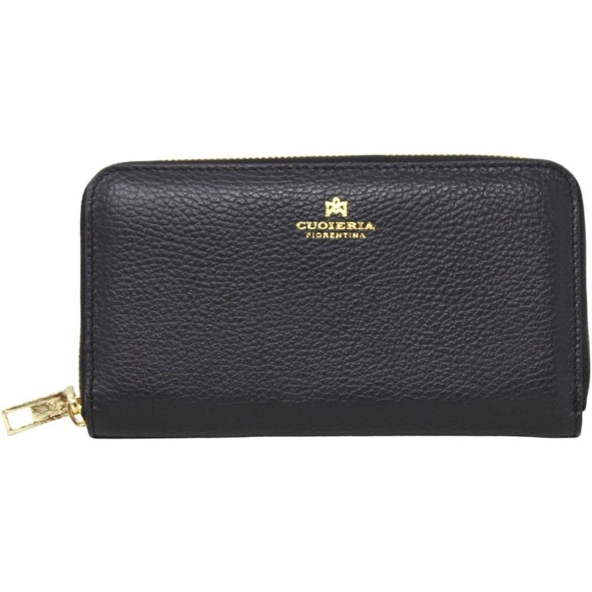 Portafoglio CUOIERIA FIORENTINA Donna velvet zip around Nero