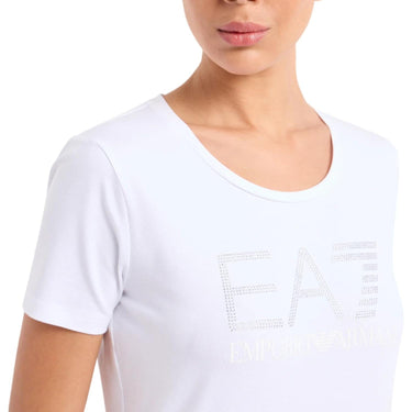 T-shirt EA7 Donna Bianco