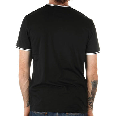 T-shirt FRED PERRY Uomo TWIN TIPPED Nero