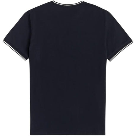 T-shirt FRED PERRY Uomo TWIN TIPPED Navy FRED PERRY  Angolo dello Sport