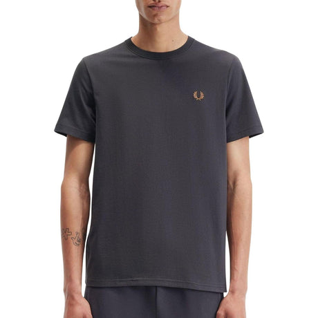 T-shirt FRED PERRY Uomo CREW NECK Grigio