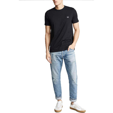 T-shirt FRED PERRY Uomo RINGER Nero